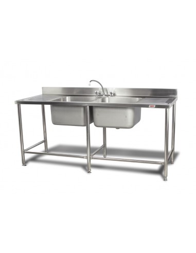 Lavafondo Acero Inoxidable 2 Tazas -...
