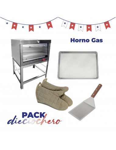 Pack Dieciochero - Horno Gas