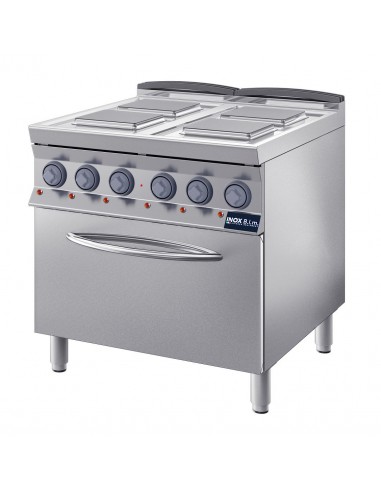 Cocina Eléctrica con Horno 4 Platos...