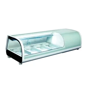 VITRINA FRIA PARA SUSHI CAP. 4 GN 1/3