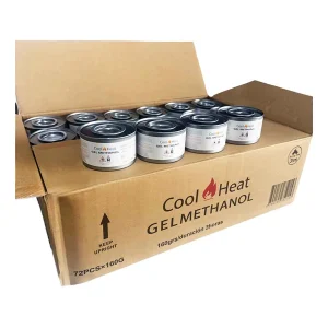 METHANOL GEL CAJA 72 UNIDS